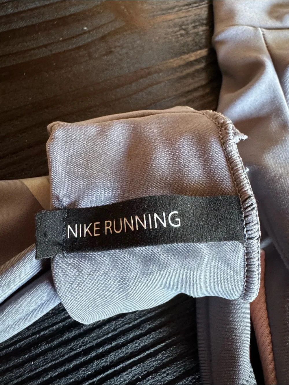 Nike Women's Running Gloves - Light Gray + Pink